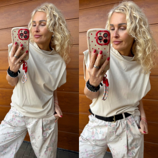 BÉŽOVÉ TRIKO HALENKA TOP