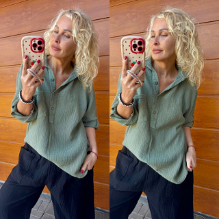POLOKOŠILE MUŠELÍN KHAKI