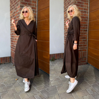 ZAVAZOVACÍ ŠATY TANJA ČOKOLÁDOVÉ
