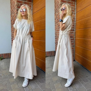 ŠATY VANESA BÉŽOVÉ